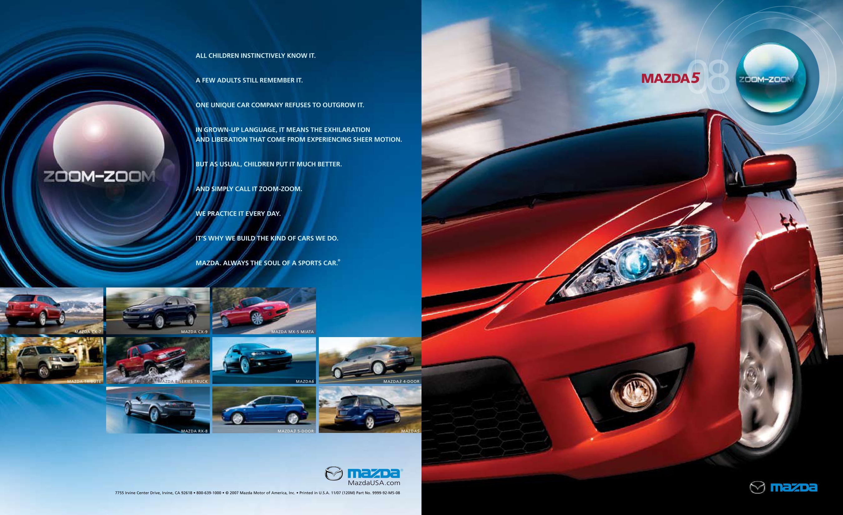 2008 Mazda 5 Brochure